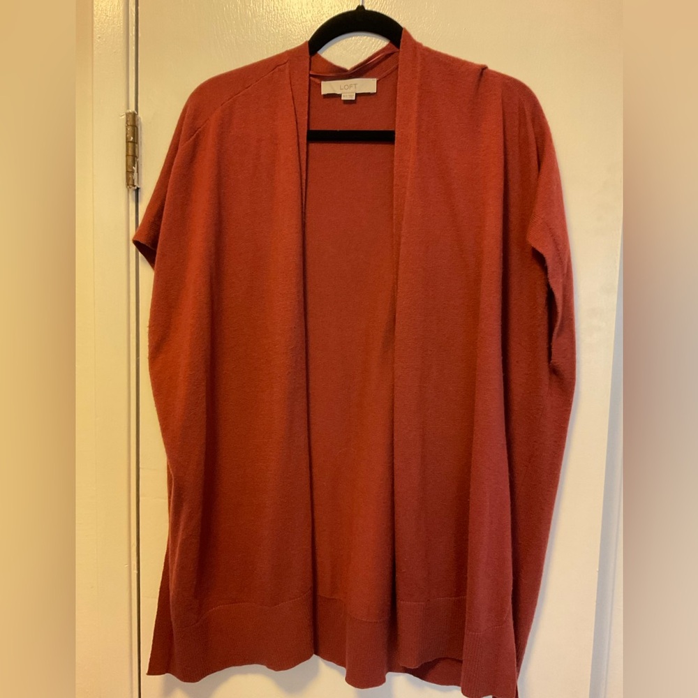 Loft sleeveless sweater vest oversized